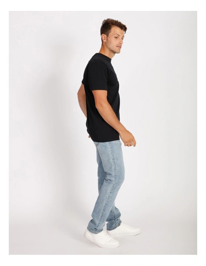 Quiksilver Comp Logo Short Sleeve Tee In Black 4 Quiksilver Comp Logo Short Sleeve Tee In Black - Image 2