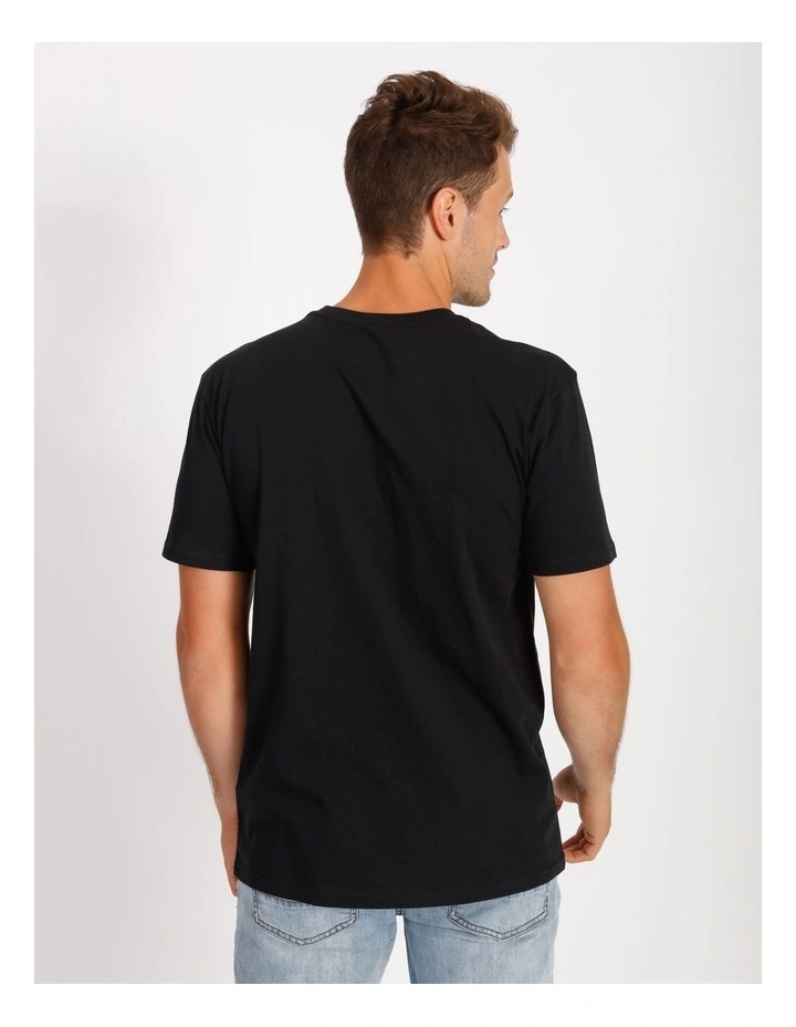 Quiksilver Comp Logo Short Sleeve Tee In Black 5 Quiksilver Comp Logo Short Sleeve Tee In Black - Image 3