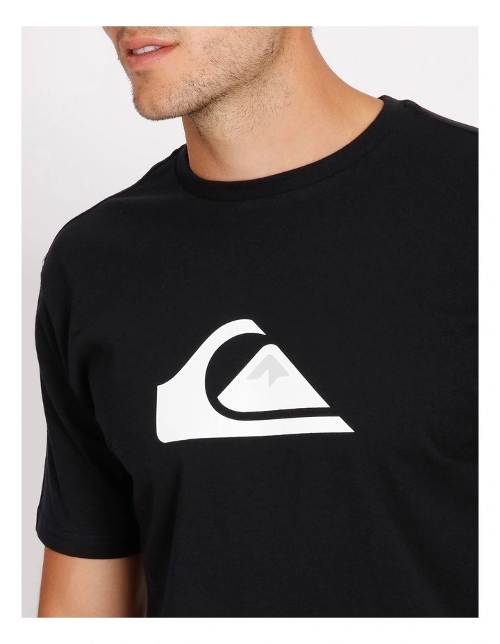 Quiksilver Comp Logo Short Sleeve Tee In Black 6 Quiksilver Comp Logo Short Sleeve Tee In Black - Image 4
