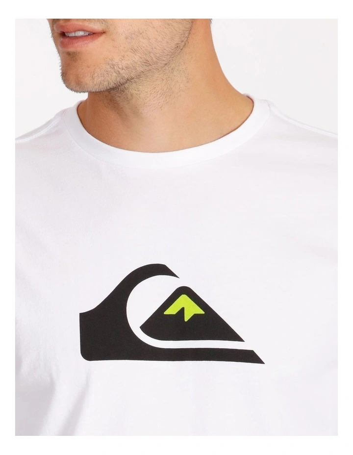 Quiksilver Comp Logo Short Sleeve Tee In White 6 Quiksilver Comp Logo Short Sleeve Tee In White - Image 4