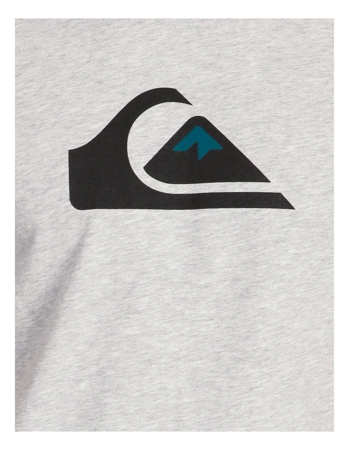 Quiksilver Comp Logo Short Sleeve Tee In Grey Heather 7 Quiksilver Comp Logo Short Sleeve Tee In Grey Heather - Image 5