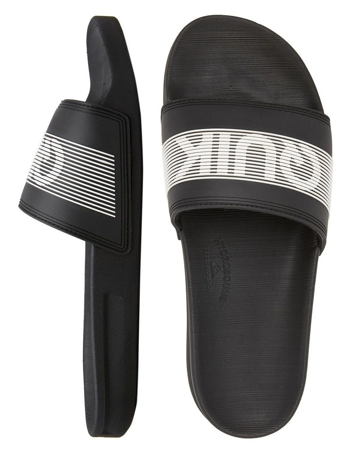 Quiksilver MENS RIVI WORDMARK SLIDE SLIDER SANDALS 4 Quiksilver MENS RIVI WORDMARK SLIDE SLIDER SANDALS - Image 2