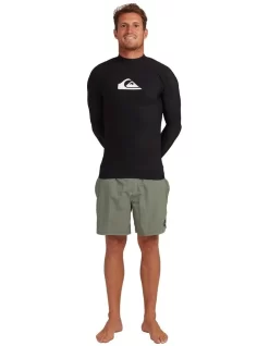 Quiksilver MENS HEATER LONG SLEEVE UPF 50 RASH VEST -Quiksilver 833203630 5 720x928