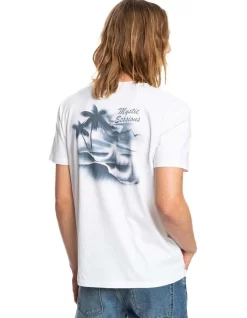 Quiksilver Magic Hour T-Shirt White -Quiksilver 853282450 2 720x928