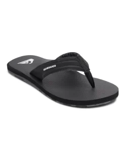 Quiksilver Island Oasis Black Thongs