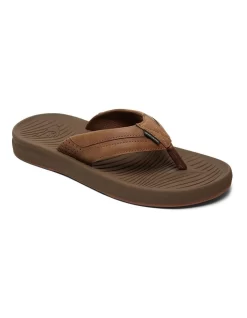 Quiksilver Travel Oasis Brown Thongs