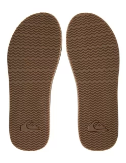 Quiksilver Left Coasta Brown Leather Thongs -Quiksilver 910418680 3 720x928
