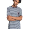 Quiksilver Striped T-Shirt Dark Navy -Quiksilver 910425520 1 720x928