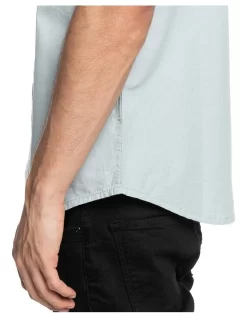 Quiksilver Winfall Short Sleeve Shirt Blue -Quiksilver 910800910 5 720x928