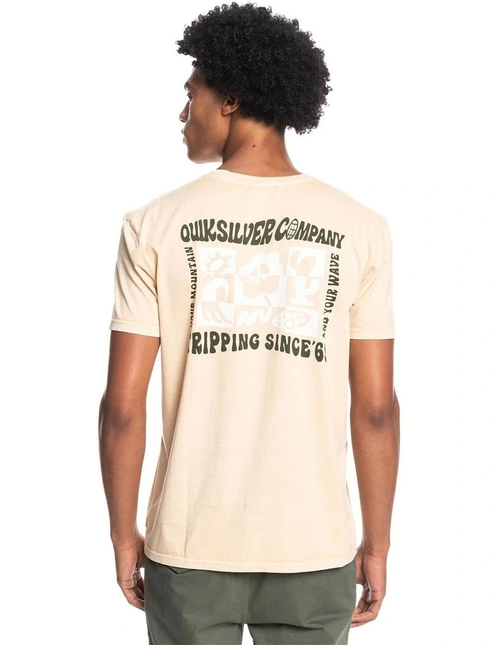 Quiksilver High Fly T-Shirt Peach 5 Quiksilver High Fly T-Shirt Peach - Image 3