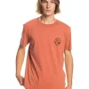 Quiksilver Silent Days T-Shirt Brown