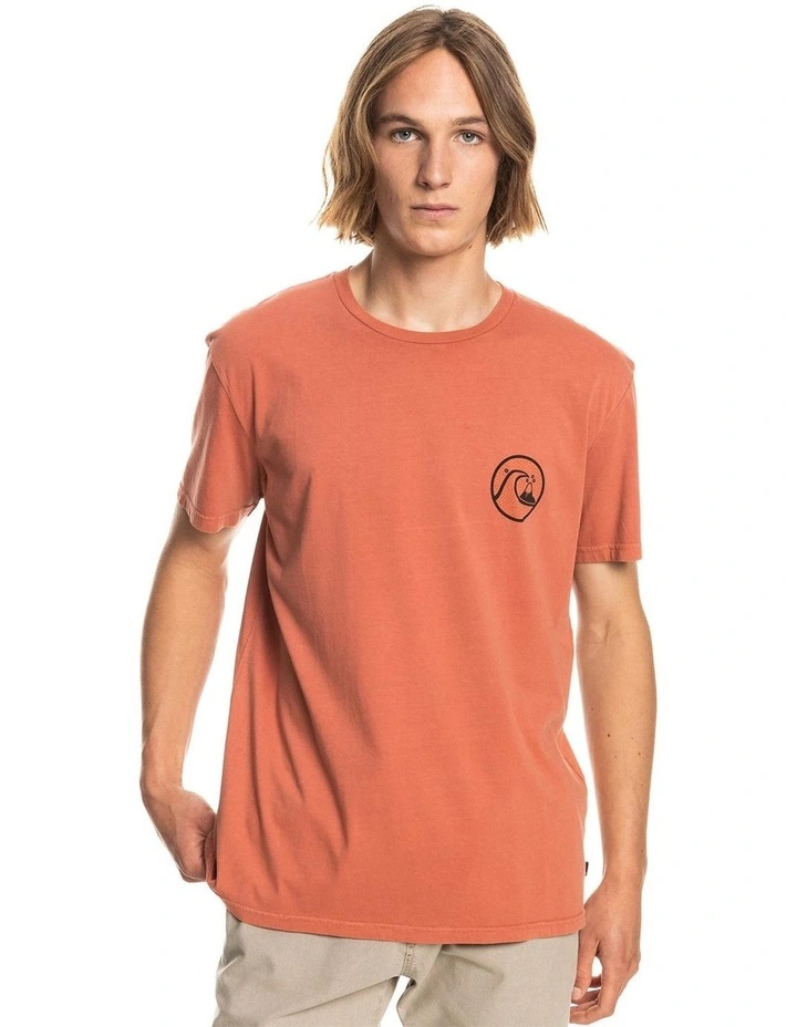 Quiksilver Silent Days T-Shirt Brown 3 Quiksilver Silent Days T-Shirt Brown