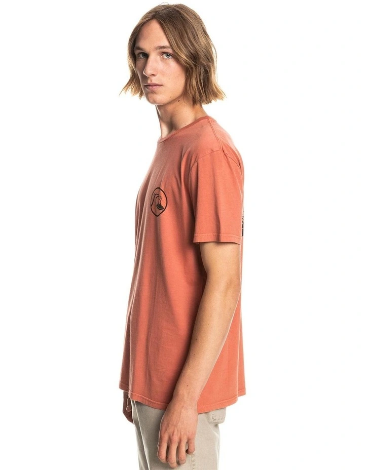 Quiksilver Silent Days T-Shirt Brown 4 Quiksilver Silent Days T-Shirt Brown - Image 2