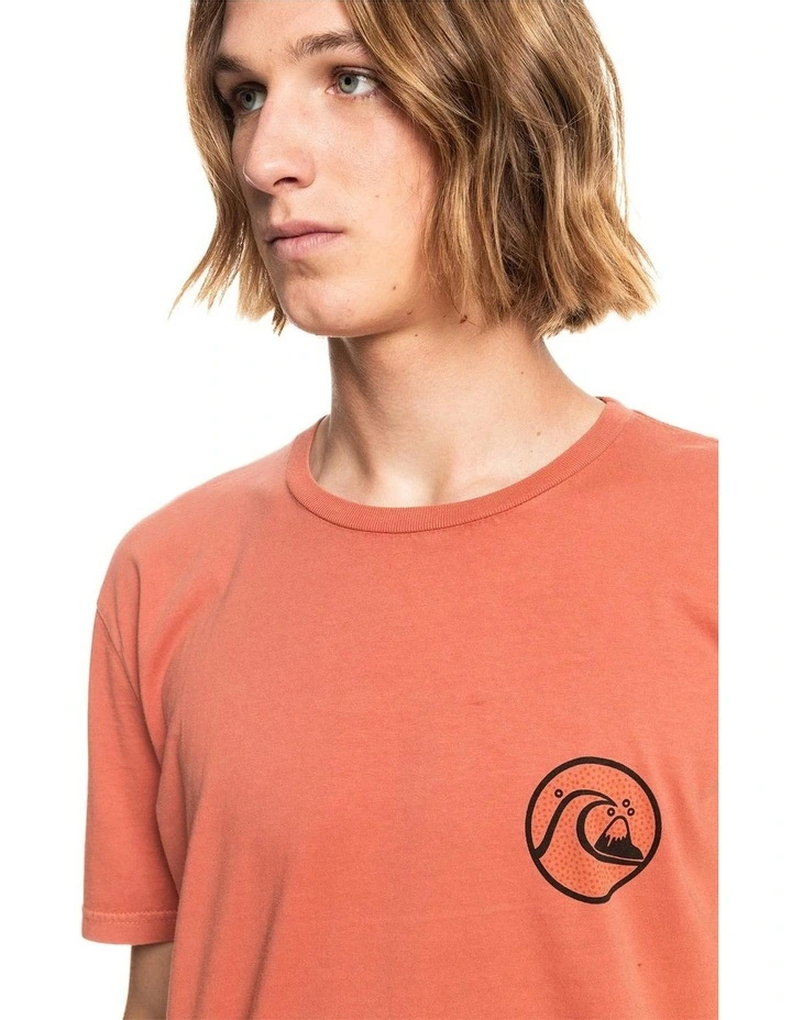 Quiksilver Silent Days T-Shirt Brown 6 Quiksilver Silent Days T-Shirt Brown - Image 4