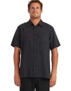 Quiksilver Chaser Short Sleeve Shirt Black