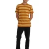 Quiksilver Slub Lines T-Shirt In Cathay Spice -Quiksilver 910807390 1 720x928