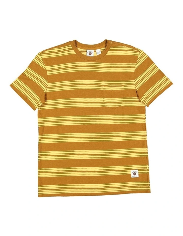 Quiksilver Slub Lines T-Shirt In Cathay Spice 6 Quiksilver Slub Lines T-Shirt In Cathay Spice - Image 4