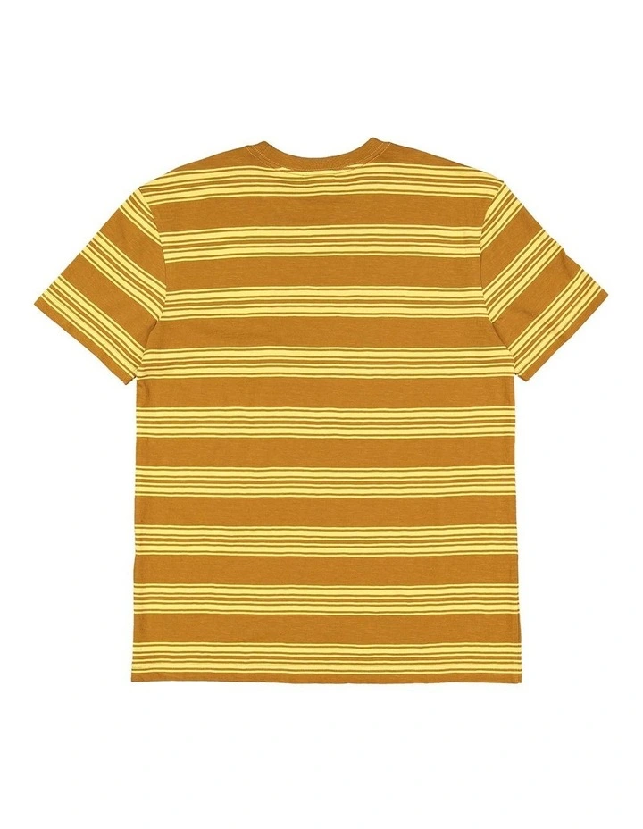 Quiksilver Slub Lines T-Shirt In Cathay Spice 7 Quiksilver Slub Lines T-Shirt In Cathay Spice - Image 5