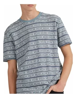Quiksilver Trip Jaquard T-Shirt Blue -Quiksilver 910807480 4 720x928