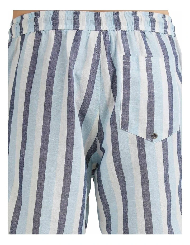 Quiksilver Lite Stripes Elasticated Shorts Dark Navy 6 Quiksilver Lite Stripes Elasticated Shorts Dark Navy - Image 4