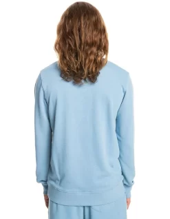 Quiksilver Essentials Sweatshirt Baby Blue -Quiksilver 923861890 3 720x928