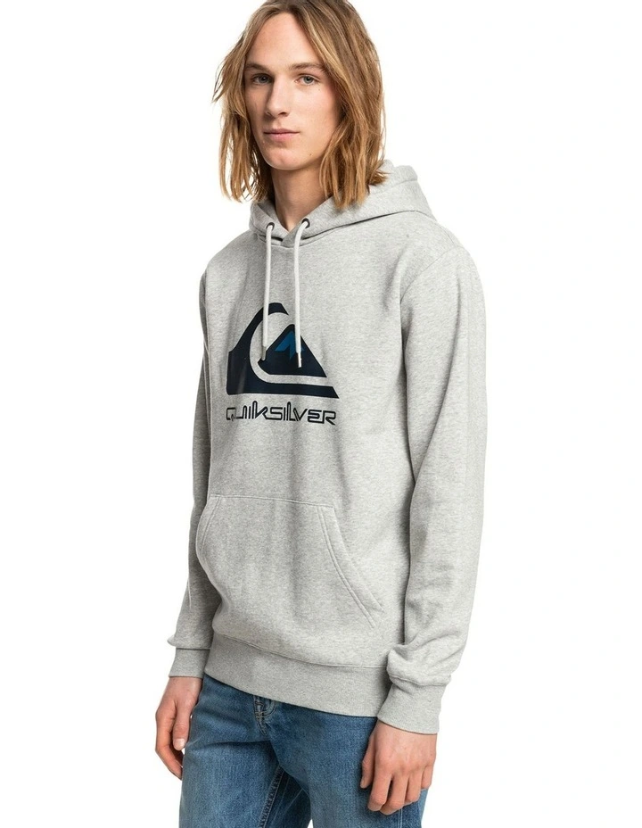 Quiksilver Big Logo Fleece Grey 4 Quiksilver Big Logo Fleece Grey - Image 2