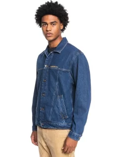 Quiksilver Quik Turn On The Juice Denim Jacket Vintage Indigo -Quiksilver 923865400 3 720x928