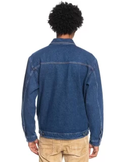 Quiksilver Quik Turn On The Juice Denim Jacket Vintage Indigo -Quiksilver 923865400 4 720x928