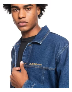 Quiksilver Quik Turn On The Juice Denim Jacket Vintage Indigo -Quiksilver 923865400 5 720x928
