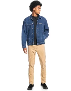 Quiksilver Quik Turn On The Juice Denim Jacket Vintage Indigo -Quiksilver 923865400 6 720x928