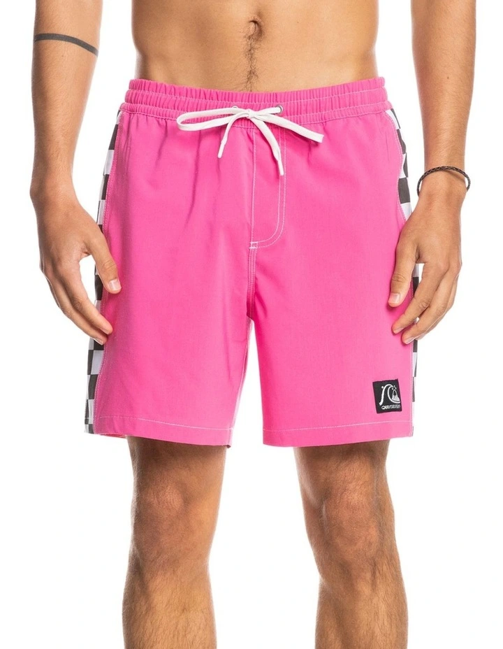 Quiksilver Original Arch 17 Inch Swim Shorts Shocking Pink 3 Quiksilver Original Arch 17 Inch Swim Shorts Shocking Pink