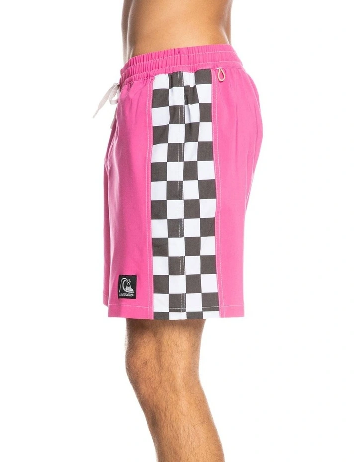Quiksilver Original Arch 17 Inch Swim Shorts Shocking Pink 4 Quiksilver Original Arch 17 Inch Swim Shorts Shocking Pink - Image 2