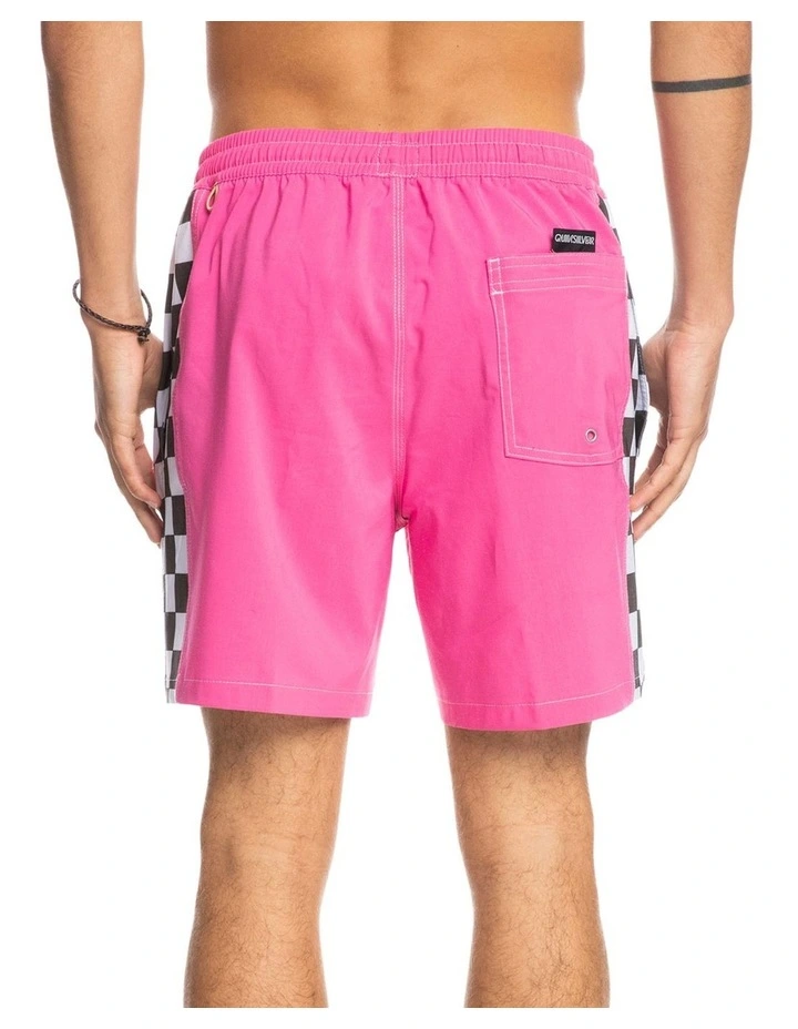 Quiksilver Original Arch 17 Inch Swim Shorts Shocking Pink 5 Quiksilver Original Arch 17 Inch Swim Shorts Shocking Pink - Image 3