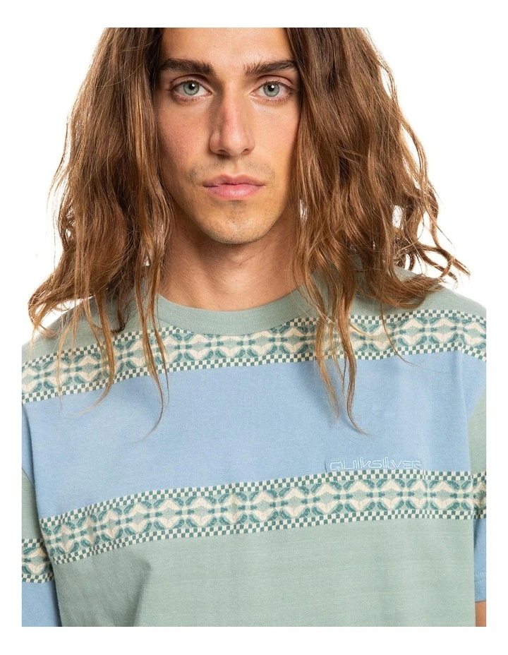 Quiksilver Mixtape Short Sleeve T-Shirt Mixtape Green Milieu 6 Quiksilver Mixtape Short Sleeve T-Shirt Mixtape Green Milieu - Image 4