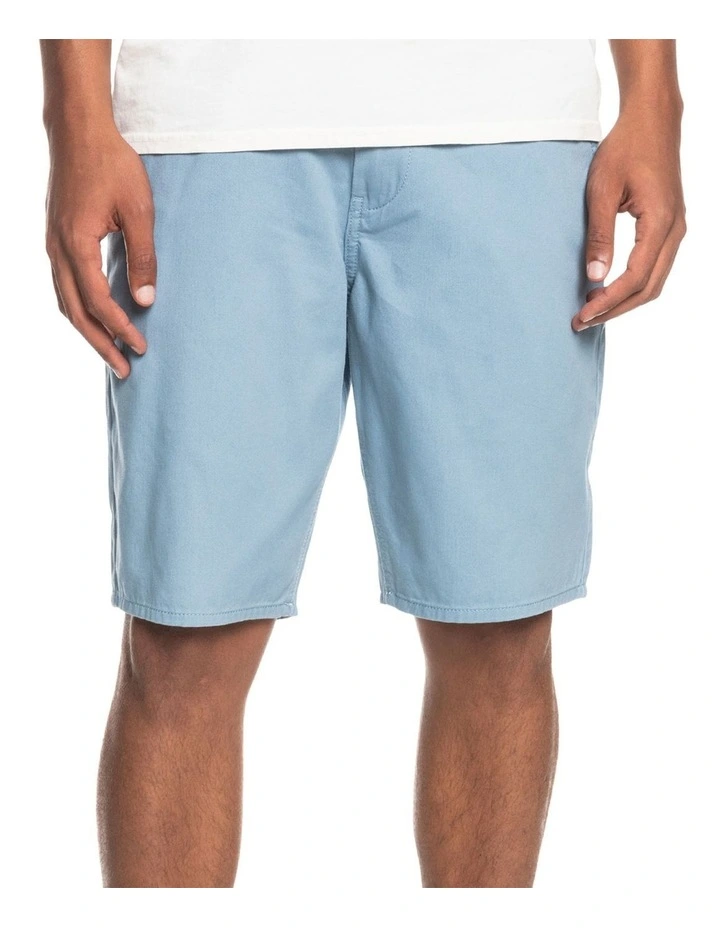 Quiksilver Everyday 20 Inch Chino Shorts Faded Denim 3 Quiksilver Everyday 20 Inch Chino Shorts Faded Denim