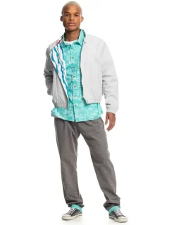 Quiksilver X Stranger Things The Steve Jacket In Pearl Blue -Quiksilver 928339660 7 720x928