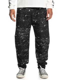 Quiksilver X Stranger Things The Argyle Trousers In Black