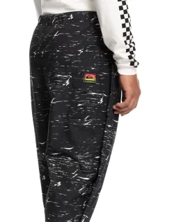 Quiksilver X Stranger Things The Argyle Trousers In Black -Quiksilver 928340020 5 720x928
