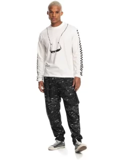 Quiksilver X Stranger Things The Argyle Trousers In Black -Quiksilver 928340020 7 720x928