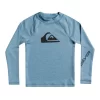 Quiksilver All Time Long Sleeve Surf Tee In Provincial Blue Heather -Quiksilver 932344750 1 720x928