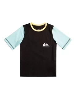 Quiksilver Heats Omni Short Sleeve Surf Tee In Tarmac