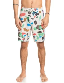 Quiksilver Original Arch Blank Canvas 18" Boardshorts In Birch