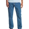 Quiksilver Nineties Wash Organic Jeans In Ashley Blue -Quiksilver 933698260 1 720x928