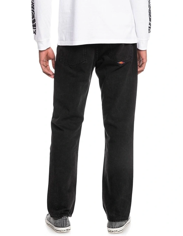 Quiksilver Washed Black Organic Jeans In Black 4 Quiksilver Washed Black Organic Jeans In Black - Image 2