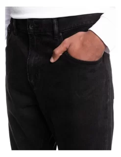 Quiksilver Washed Black Organic Jeans In Black 11 Quiksilver Washed Black Organic Jeans In Black -Quiksilver 933698350 4 720x928