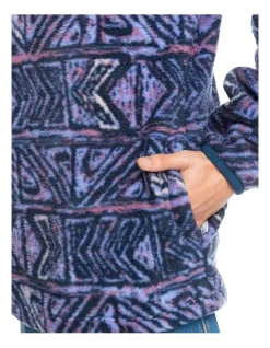 Quiksilver Clean Coasts Half Zip Fleece In Dusty Orchid -Quiksilver 933700690 5 720x928