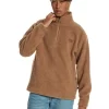 Quiksilver Bogong Gum Half Zip Fleece In Tannin -Quiksilver 933700780 1 720x928