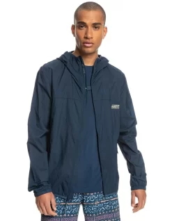 Quiksilver 13 Quiksilver Summit Run Technical Windbreaker In Insignia Blue