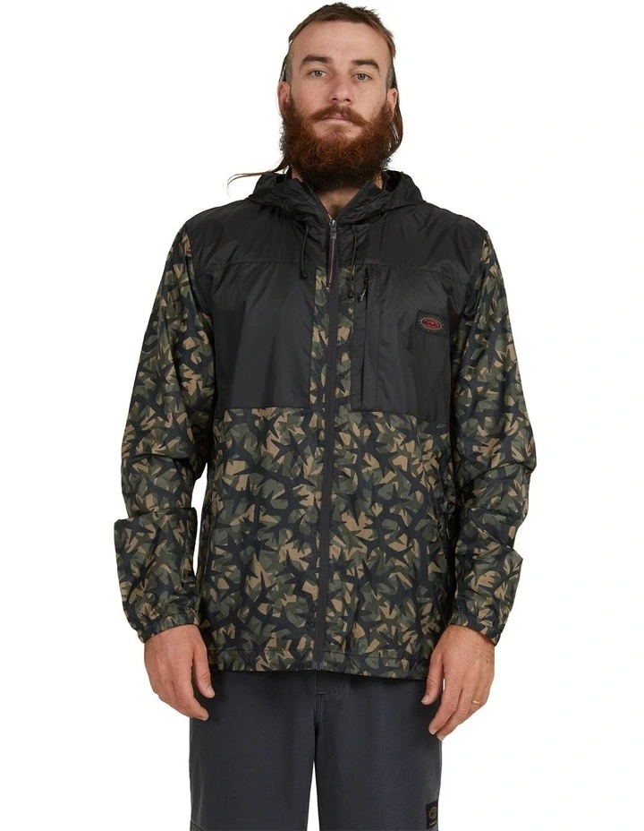 Quiksilver Mikey Wright Lizard Heads Hooded Jacket In Black 3 Quiksilver Mikey Wright Lizard Heads Hooded Jacket In Black