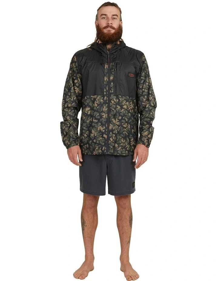 Quiksilver Mikey Wright Lizard Heads Hooded Jacket In Black 8 Quiksilver Mikey Wright Lizard Heads Hooded Jacket In Black - Image 6